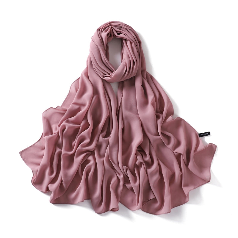 Chiffon Georgette Hijab-Tea Pink